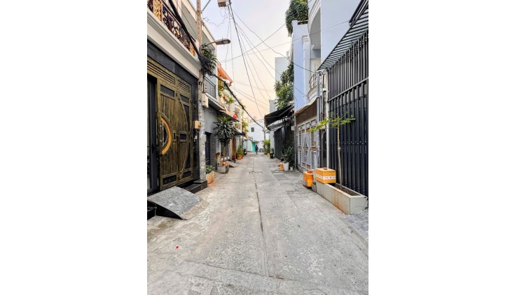NHÀ 1/ LÔ TƯ, NGAY CHỢ GÒ XOÀI, HẺM 5M THÔNG, 48M2, 2 TẦNG 2PN GIÁ NHỈNH 4 TỶ